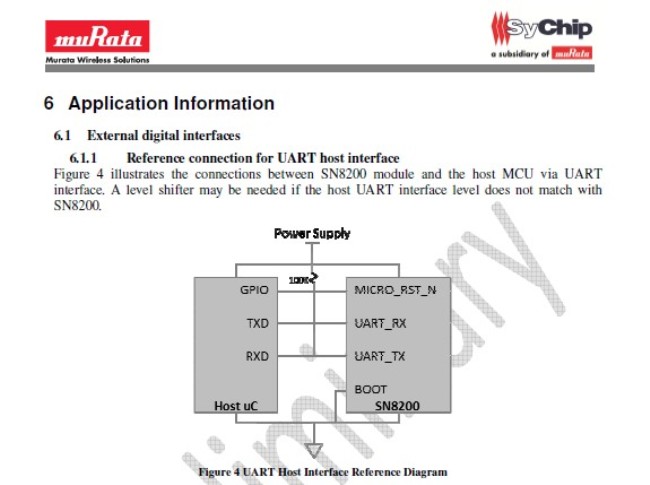 Murata SyChip SN8200 物联网模块技术手册