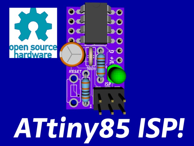 【硬件有道】：ATtiny85 ISP 来快速简化完成您的 Arduino 项目