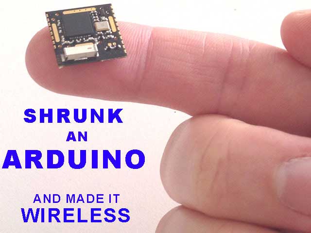 仅指尖大小的无线Arduino开发板RFduino