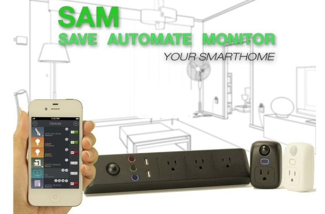 SAM智能插座能够扩展感知家居温度、亮度等环境变化