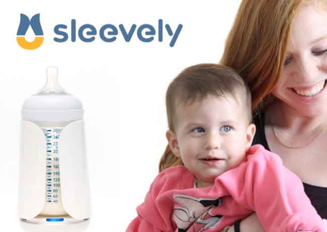 Sleevely智能奶瓶套可监测宝宝吃奶情况