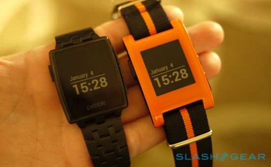 2014款全新Pebble Steel智能手表开箱简评