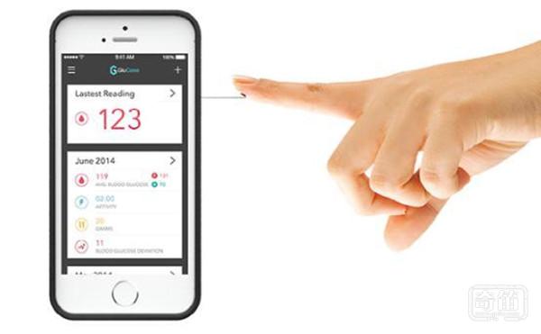 这个手机壳内置针和试纸，能直接帮你测血糖